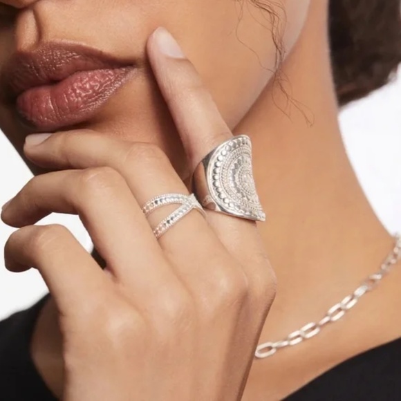 NEW Anna Beck Sterling Silver Saddle Ring (8). - Picture 4 of 5